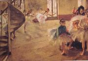 Edgar Degas The Rehearsal (nn03) oil painting on canvas